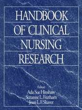 Handbook of Clinical Nursing Research