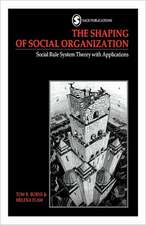 The Shaping of Social Organization