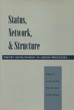 Status, Network, and Structure: Theory Development in Group Processes