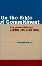 On the Edge of Commitment: Educational Attainment and Race in the United States