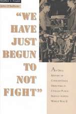 Oral History Series: An Oral History of Conscientious Objectors in the Civilian Public Service During Worl