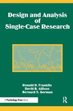 Design and Analysis of Single-Case Research