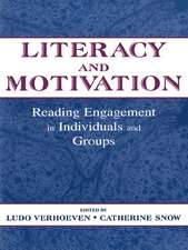 Literacy and Motivation: Reading Engagement in individuals and Groups