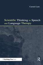 Scientific Thinking in Speech and Language Therapy