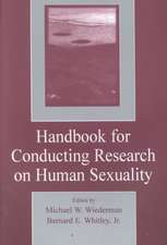 Handbook for Conducting Research on Human Sexuality