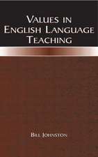 Values in English Language Teaching