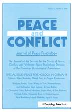 Peace Psychology in Germany