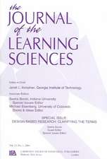 Design-based Research: Clarifying the Terms. A Special Issue of the Journal of the Learning Sciences