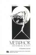 Metaphor and Philosophy: A Special Issue of metaphor and Symbolic Activity