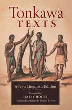 TONKAWA TEXTS