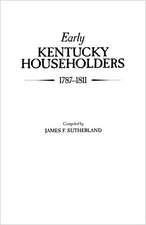 Early Kentucky Householders, 1787-1811