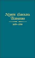 North Carolina Taxpayers, 1679-1790. Volume 2