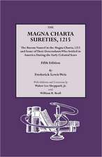 The Magna Charta Sureties, 1215. Fifth Edition