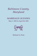 Baltimore County, Maryland, Marriage Licenses