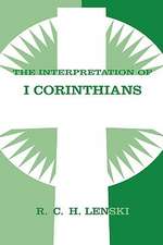 The Interpretation of I Corinthians