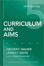 Curriculum and Aims