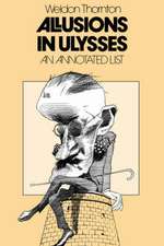 Allusions in Ulysses: An Annotated List