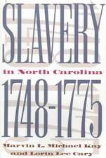 Slavery in North Carolina, 1748-1775