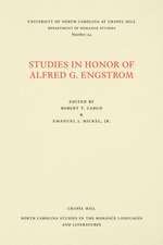 Studies in Honor of Alfred G. Engstrom