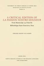 A Critical Edition of La Passion Nostre Seigneur