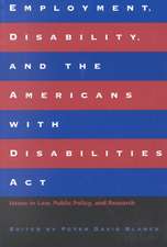 Employment, Disability, and the Americans with Disabilities Act