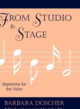 From Studio to Stage