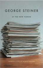 George Steiner at the New Yorker: Stories