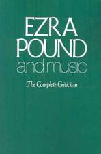 Ezra Pound and Music