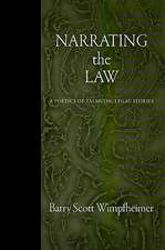 Narrating the Law – A Poetics of Talmudic Legal Stories