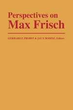 Perspectives on Max Frisch