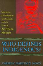 Who Defines Indigenous?: Identities, Development, Intellectuals, and the State in Northern Mexico