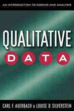 Qualitative Data – An Introduction to Coding and Analysis