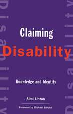 Claiming Disability – Knowledge and Identity