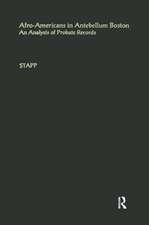 Afro-Americans in Antebellum Boston: An Analysis of Probate Records