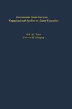 Organizational Studies in Higher Education