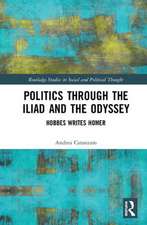 Politics through the Iliad and the Odyssey: Hobbes writes Homer