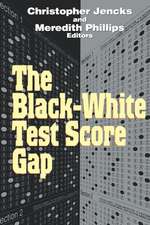 The Black-White Test Score Gap