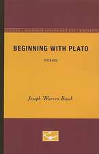 Beginning with Plato