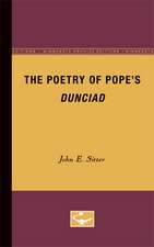 The Poetry of Pope’s Dunciad