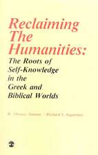 Reclaiming the Humanities