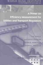 A Primer on Efficiency Measurement for Utilities and Transport Regulators