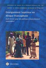 Enseignement Superieur En Afrique Francophone