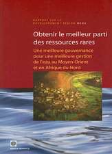 Obtenir le Meilleur Parti Des Ressources Rares