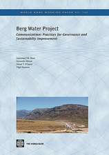 Berg Water Project: Communication Practices for Governance and Sustainability Improvement