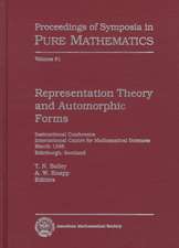 Representation Theory and Automorphic Forms