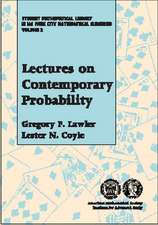 Lectures on Contemporary Probability