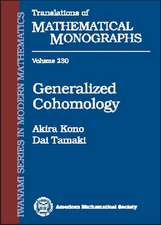 Generalized Cohomology