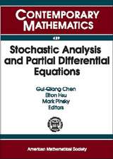 Stochastic Analysis and Partial Differential Equations