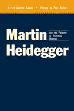 Martin Heidegger and the Problem of Historical Meaning