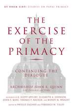 The Exercise of the Primacy: Continuing the Dialogue